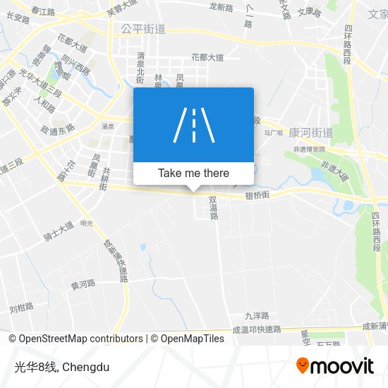 光华8线 map