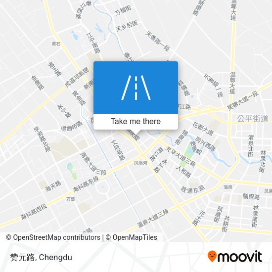 赞元路 map