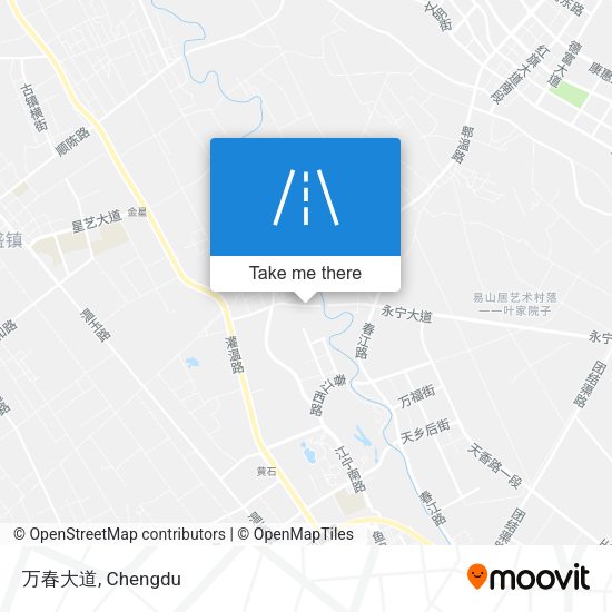 万春大道 map