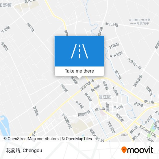 花蕊路 map