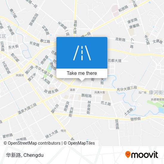 华新路 map