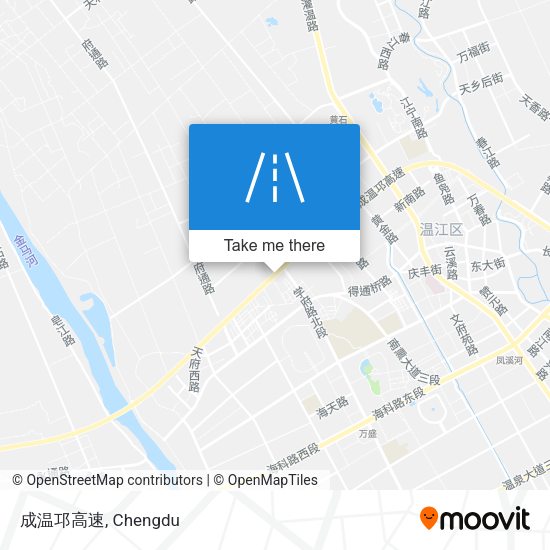 成温邛高速 map