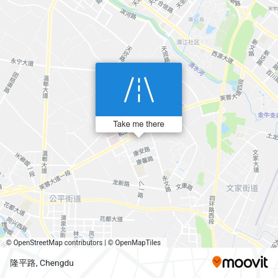 隆平路 map