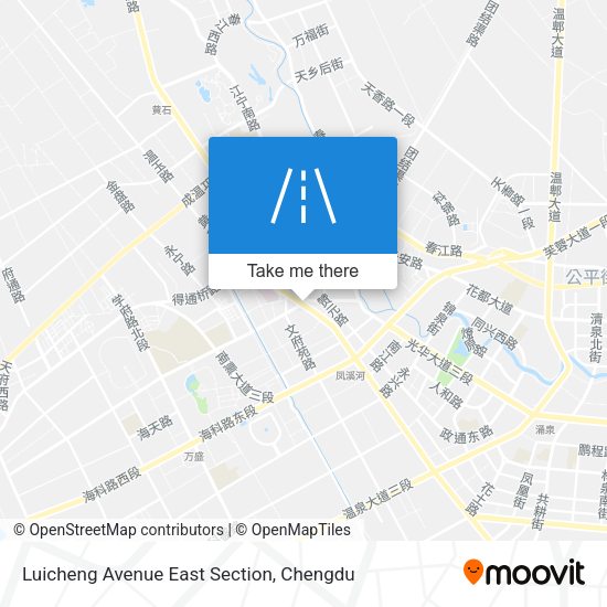 Luicheng Avenue East Section map