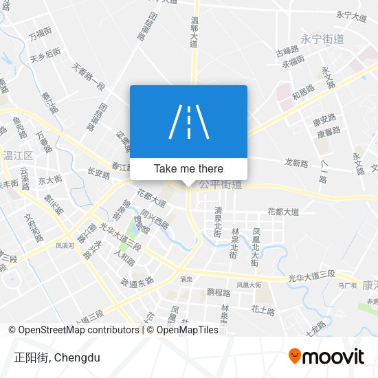 正阳街 map