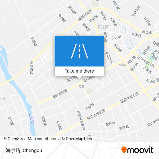 海泉路 map