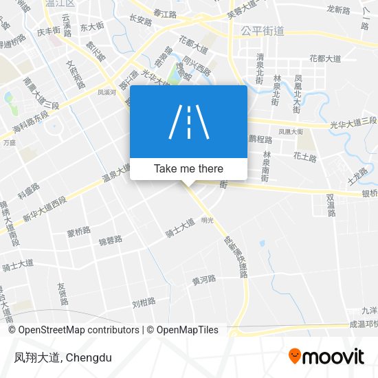 凤翔大道 map