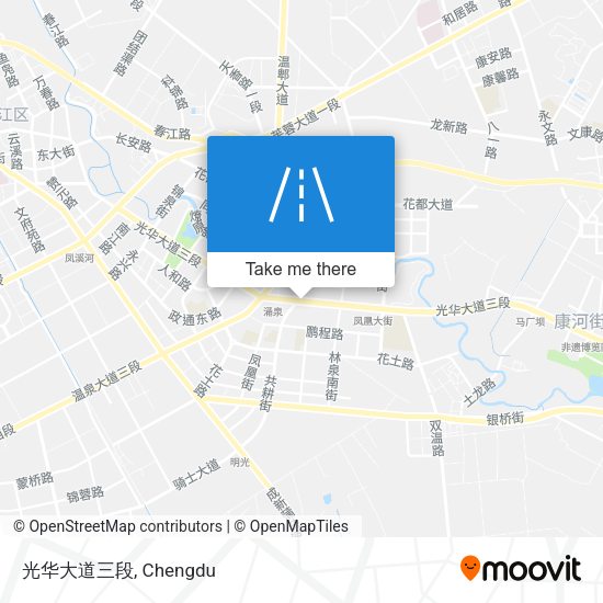 光华大道三段 map