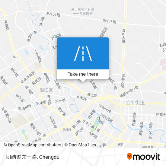 团结渠东一路 map
