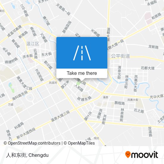 人和东街 map