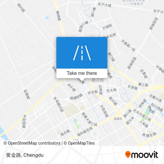 黄金路 map