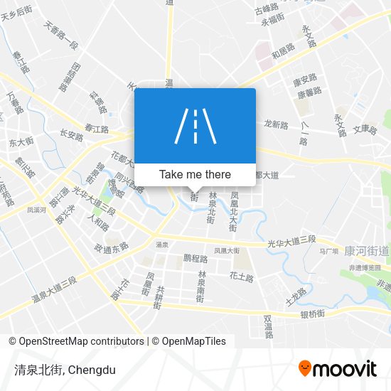 清泉北街 map