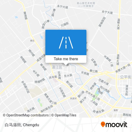 白马庙街 map