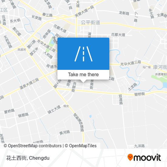 花土西街 map
