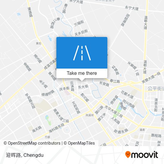 迎晖路 map