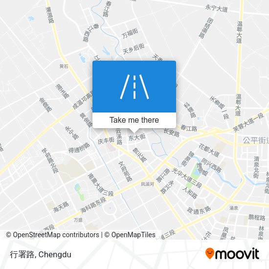 行署路 map
