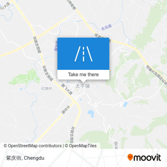 紫庆街 map