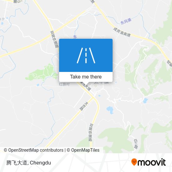 腾飞大道 map