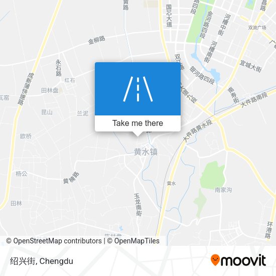 绍兴街 map