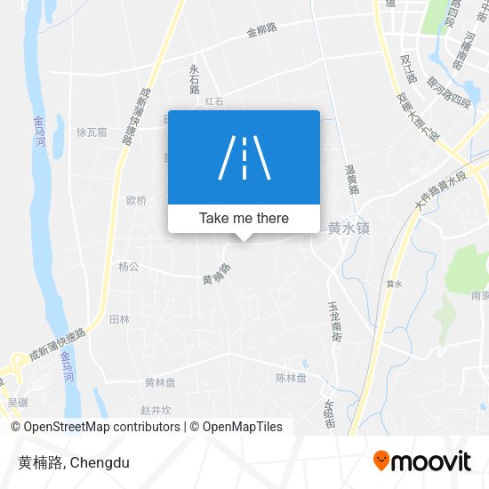 黄楠路 map
