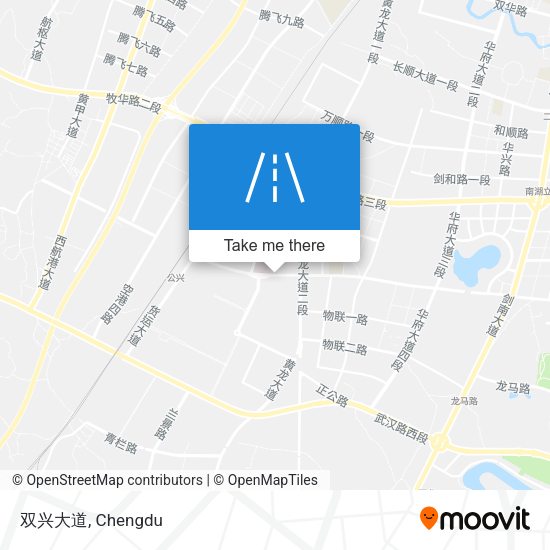 双兴大道 map