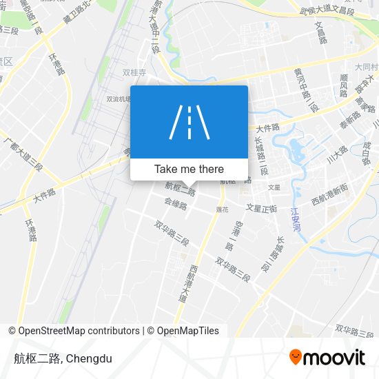 航枢二路 map