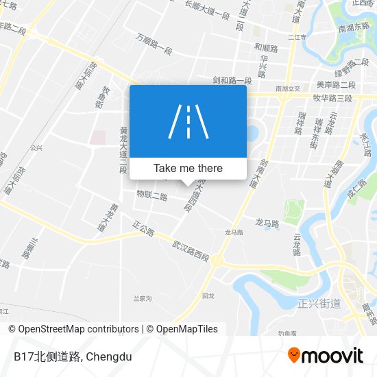 B17北侧道路 map