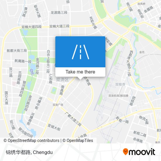 锦绣华都路 map