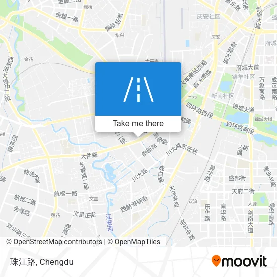 珠江路 map