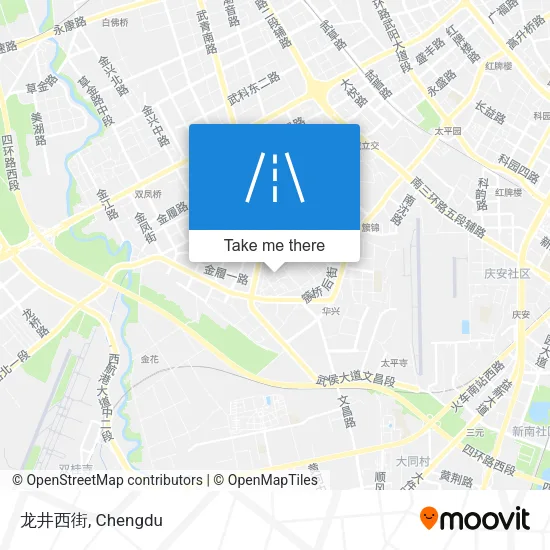龙井西街 map