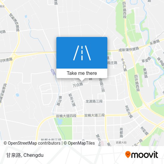 甘泉路 map