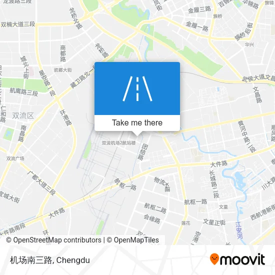 机场南三路 map