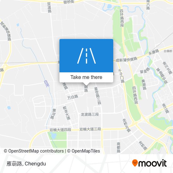雁葫路 map