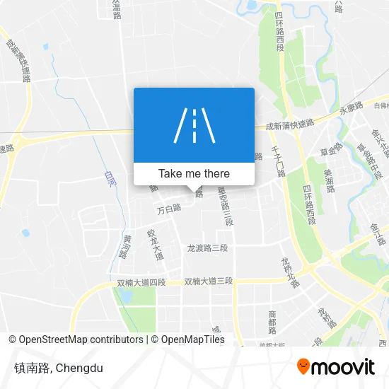 镇南路 map