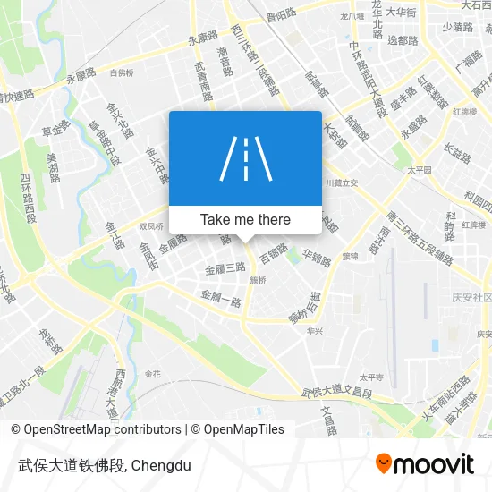 武侯大道铁佛段 map