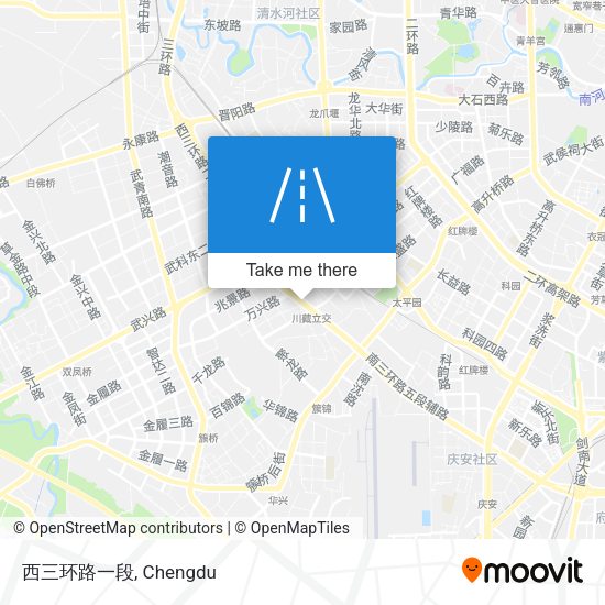 西三环路一段 map