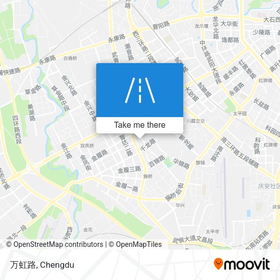 万虹路 map