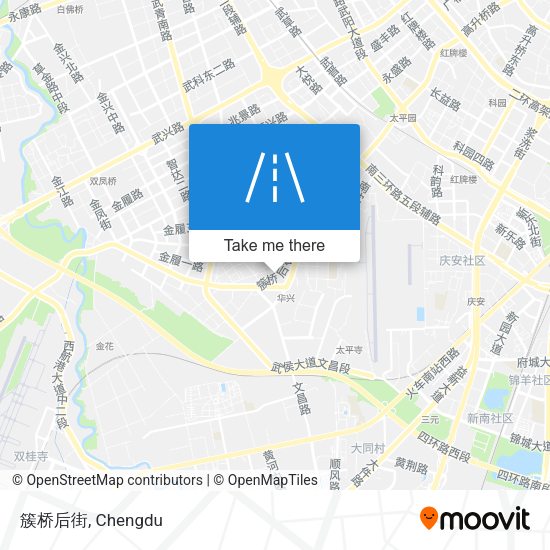 簇桥后街 map