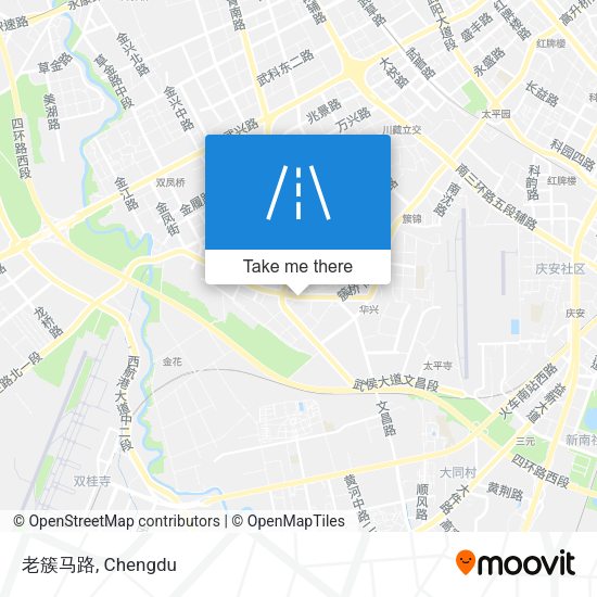 老簇马路 map