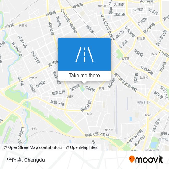 华锦路 map