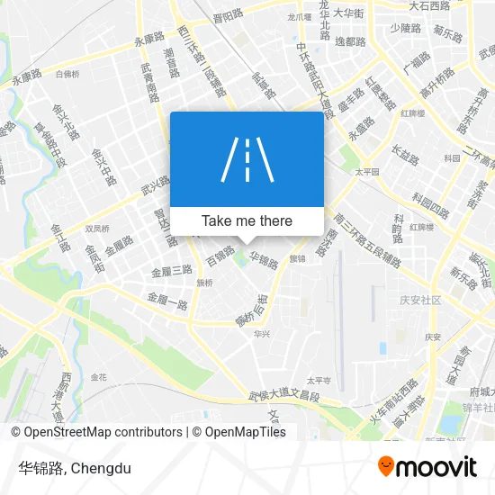华锦路 map
