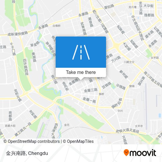 金兴南路 map