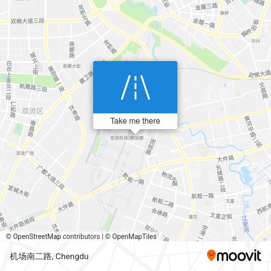 机场南二路 map