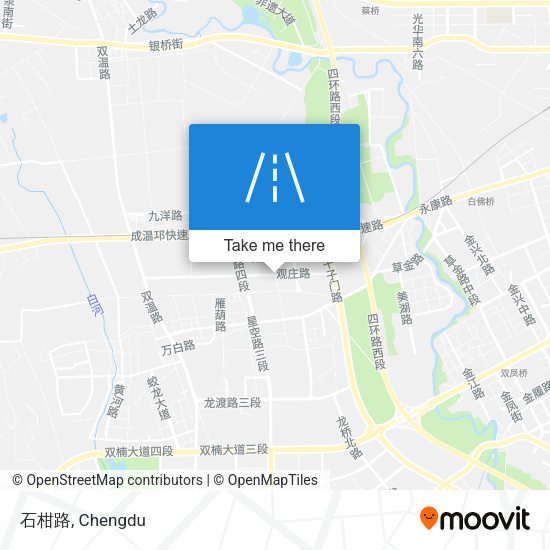 石柑路 map