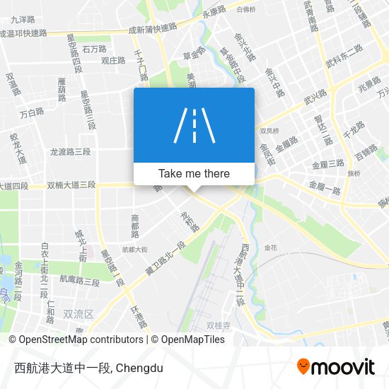 西航港大道中一段 map