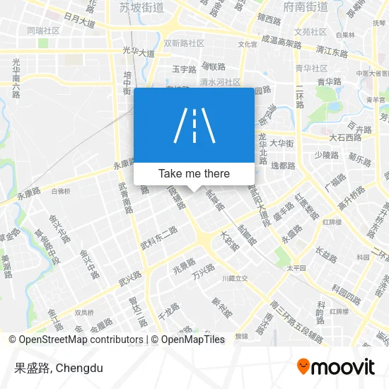 果盛路 map
