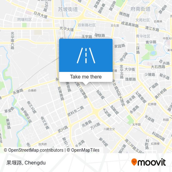 果堰路 map