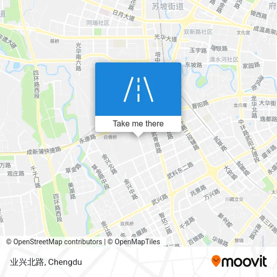 业兴北路 map