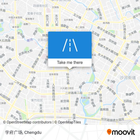 学府广场 map