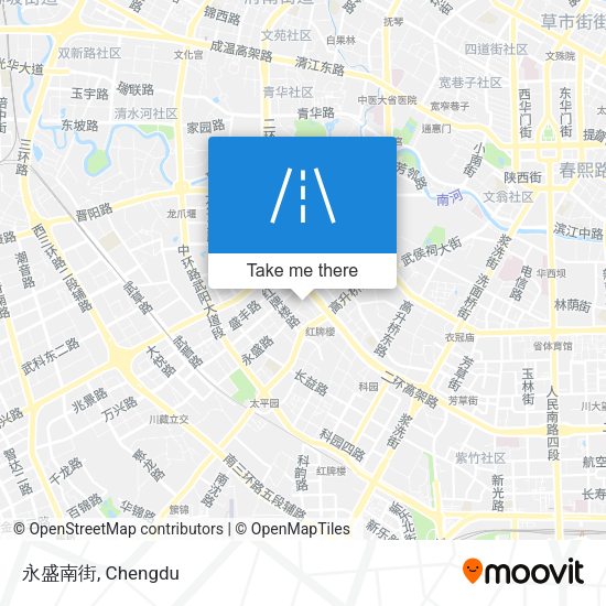 永盛南街 map